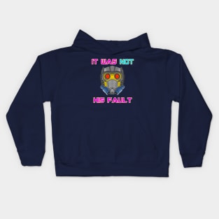 Not Starlord's Fault Kids Hoodie